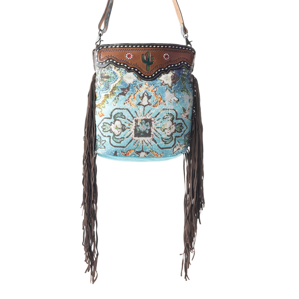 Idealistic Hand-Tooled Bag - MyraUSA