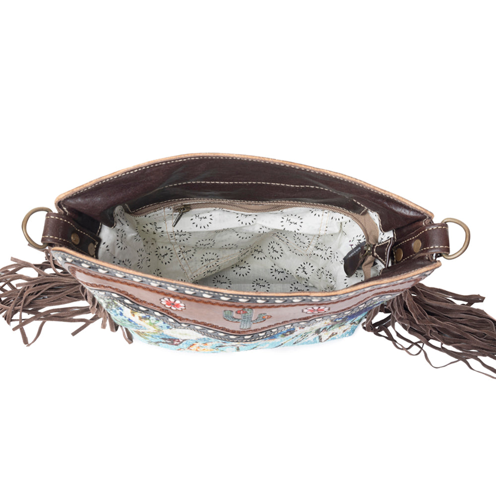 Idealistic Hand-Tooled Bag - MyraUSA