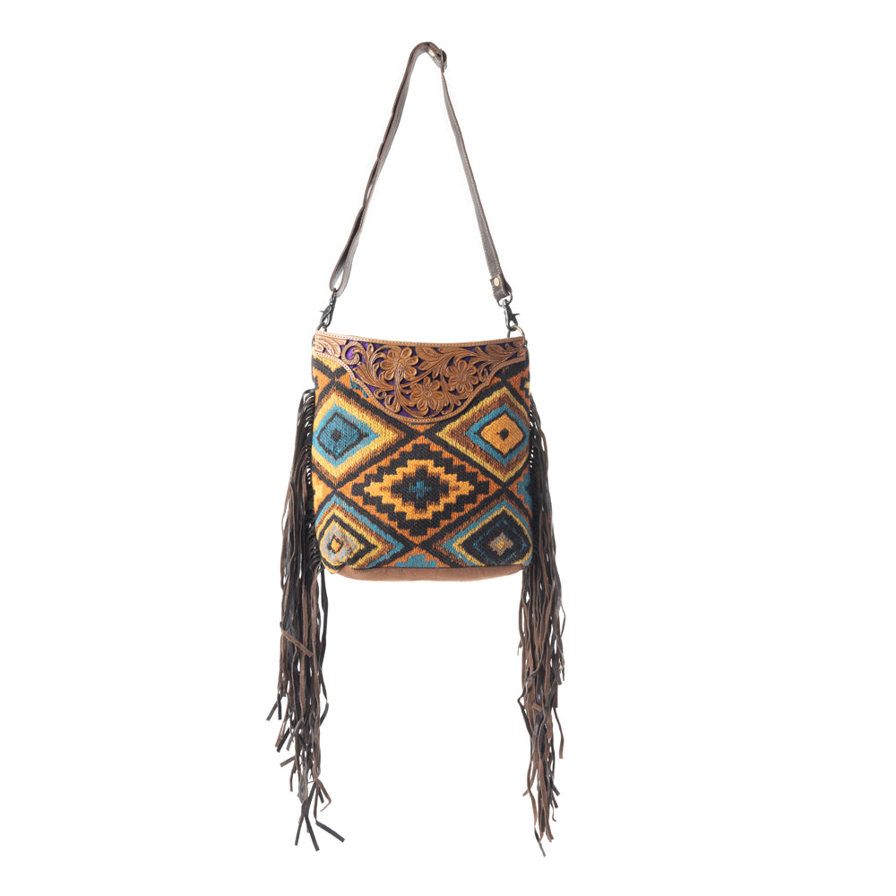 Synonym Hand-Tooled Bag - MyraUSA