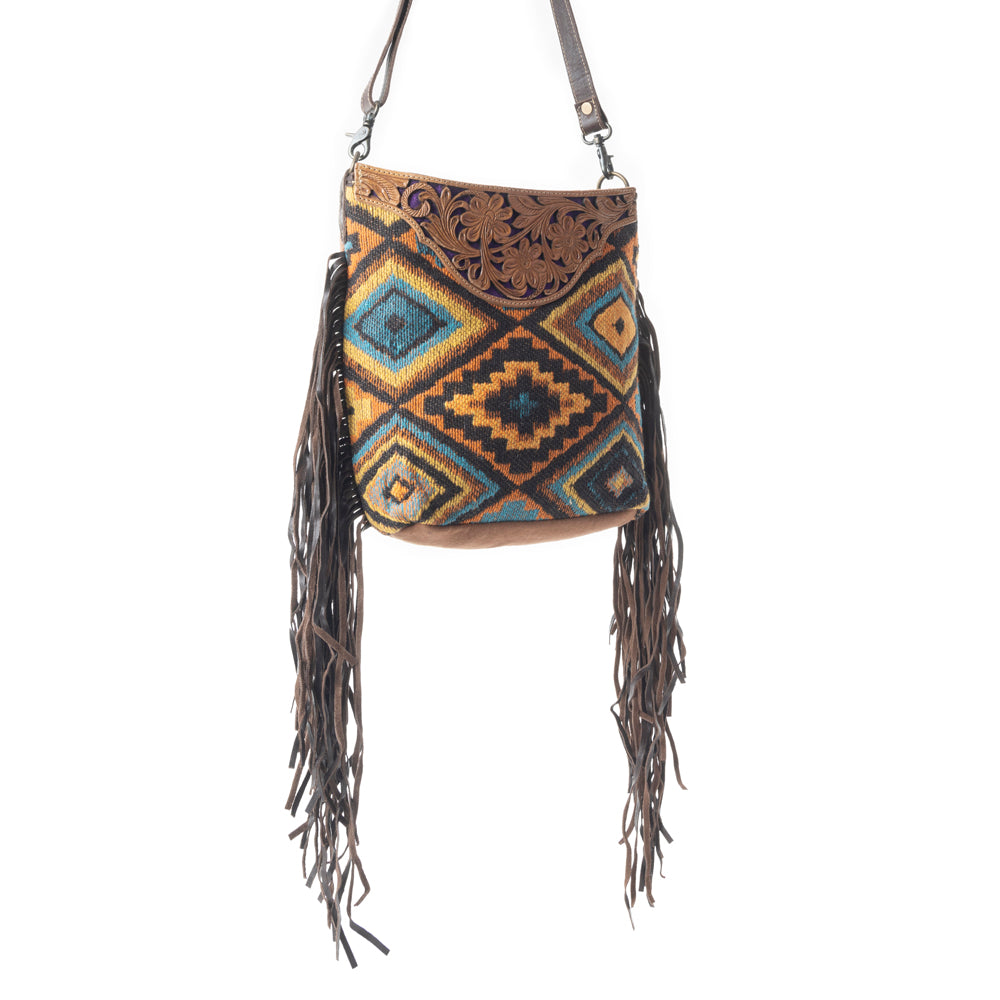 Synonym Hand-Tooled Bag - MyraUSA