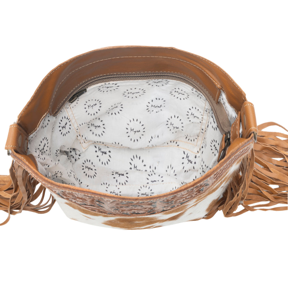 Raw Umber Hand-Tooled Bag - Myra USA