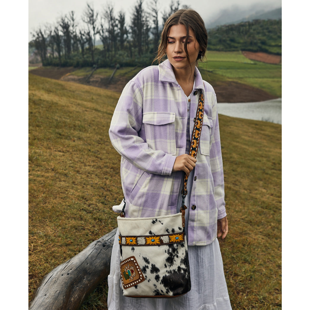 Wayfarer Hand-Tooled Bag - MyraUSA