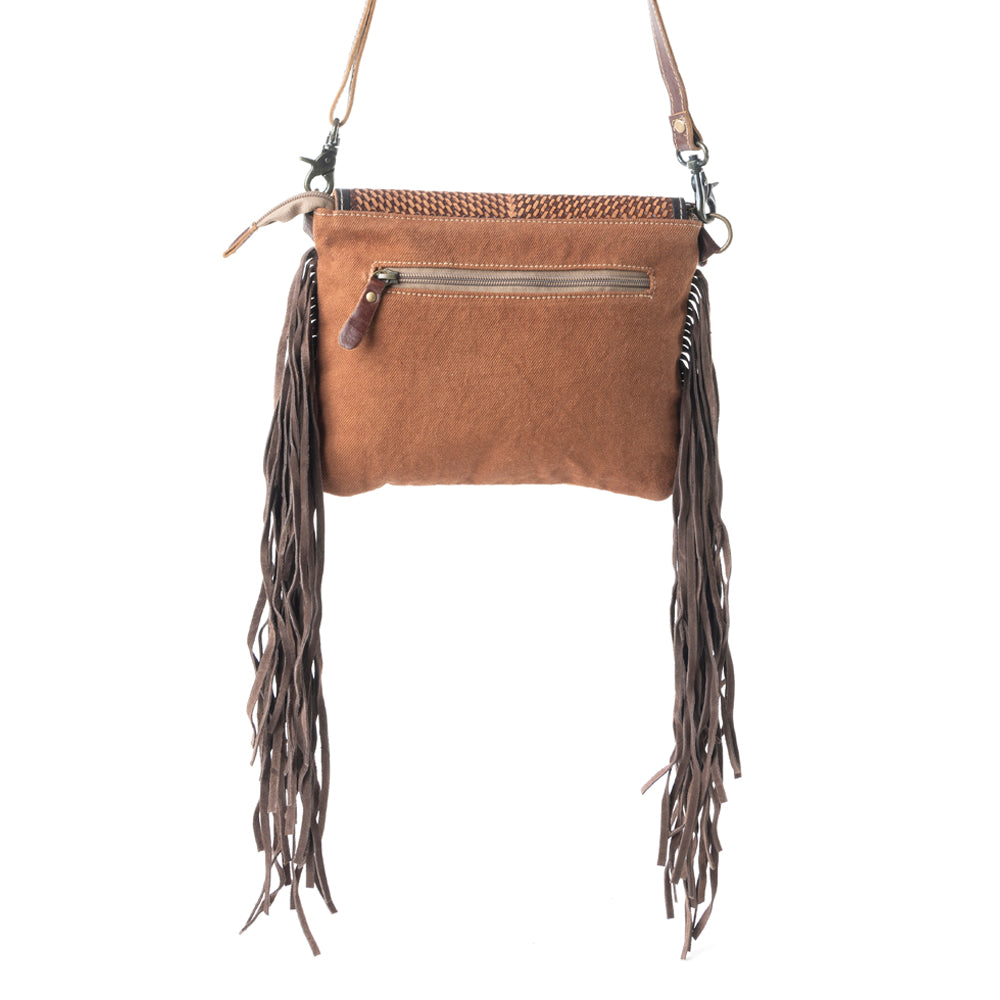 Sandy Rosewood Hand-Tooled Bag - MyraUSA