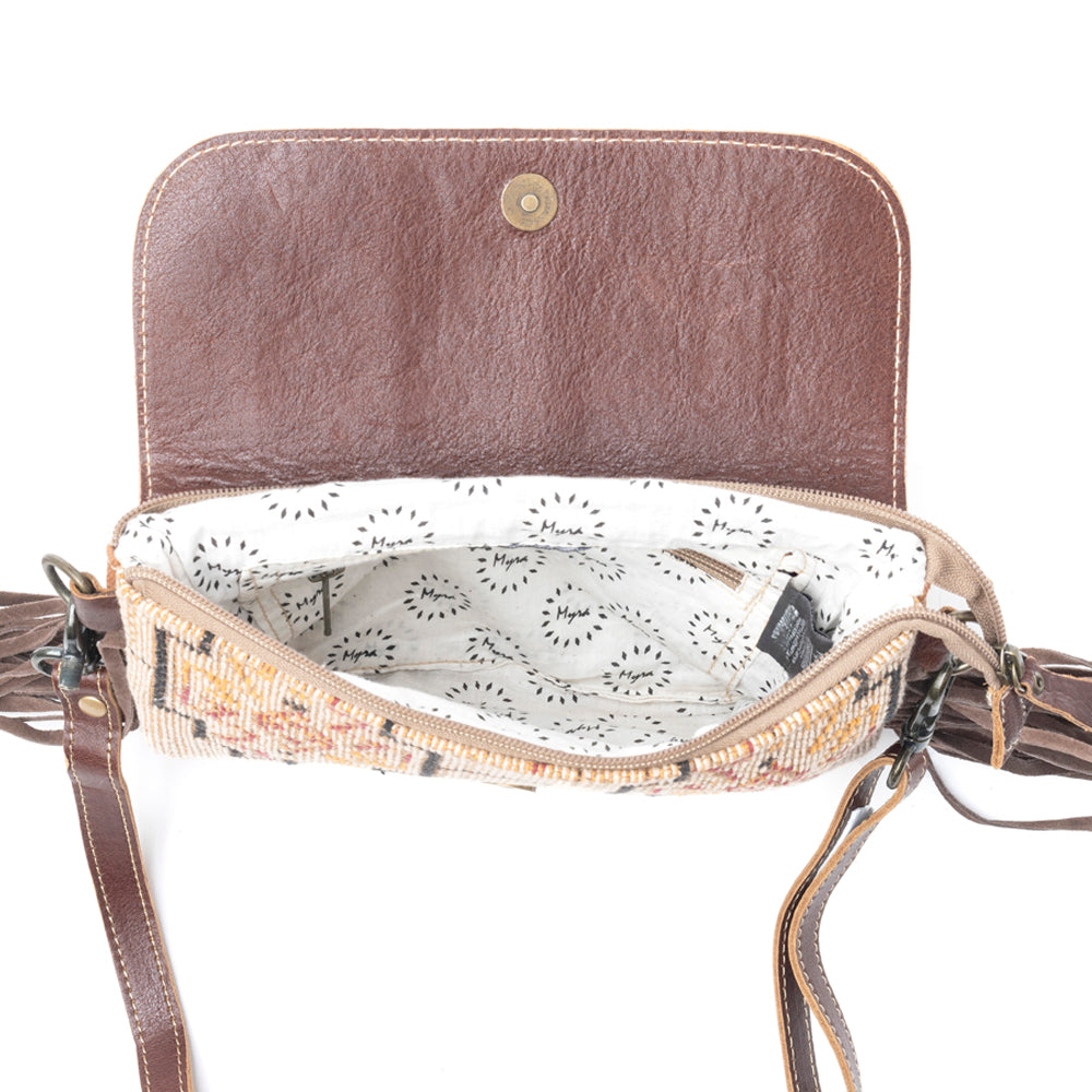 Sandy Rosewood Hand-Tooled Bag - MyraUSA