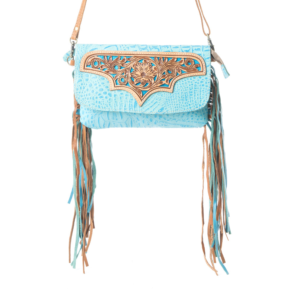 Heartsy Hand-Tooled Bag - MyraUSA