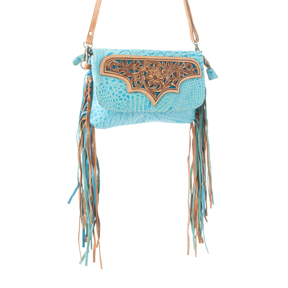 Heartsy Hand-Tooled Bag - MyraUSA