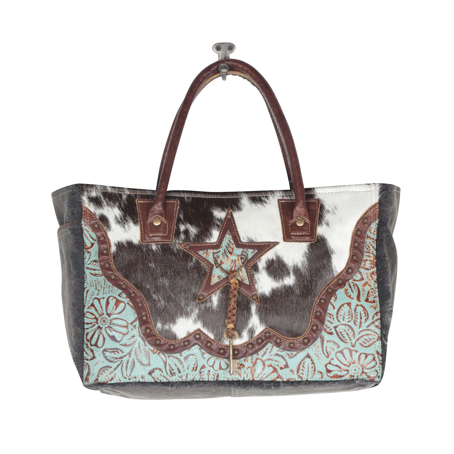 Articulate Canvas & Hairon Bag - MyraUSA