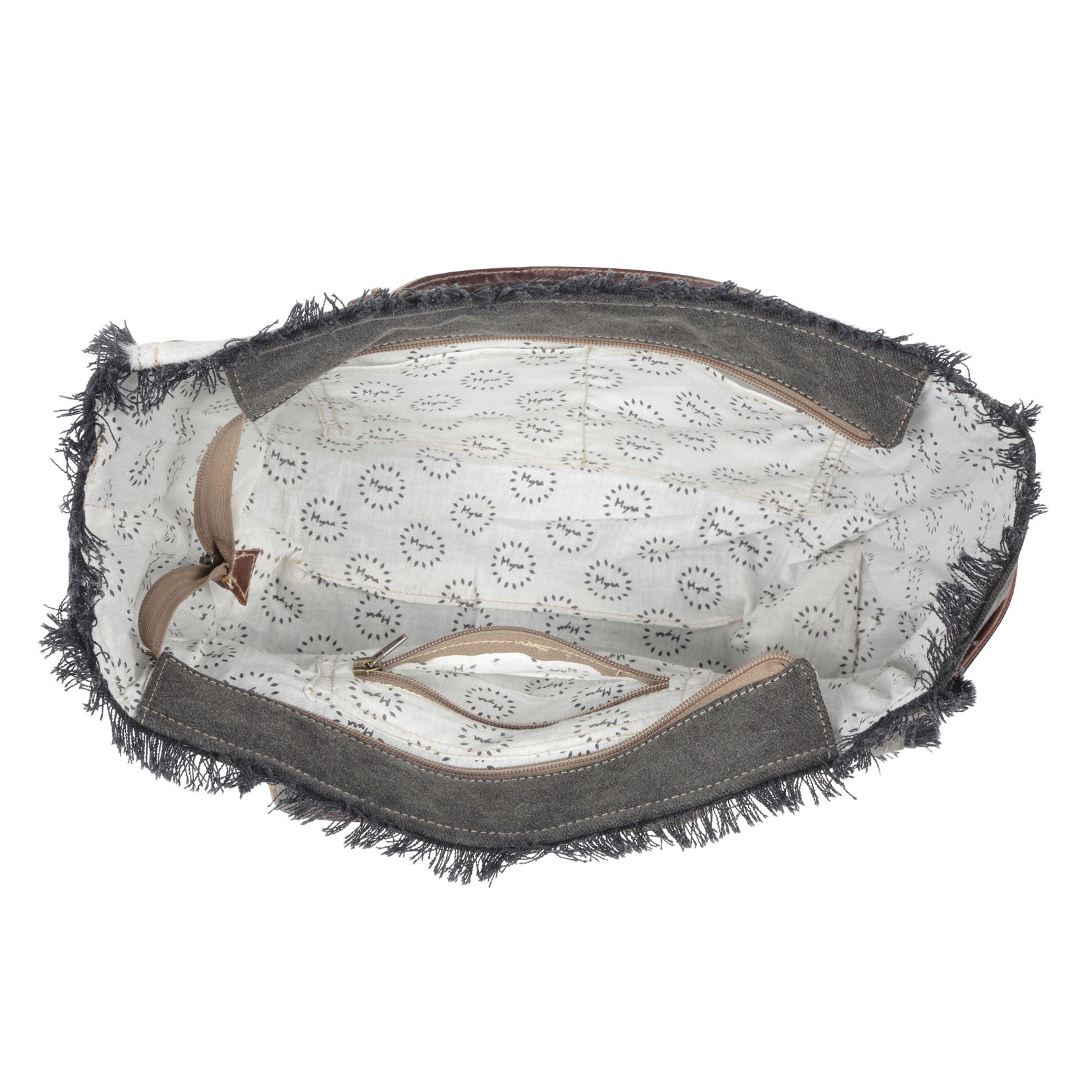 Articulate Canvas & Hairon Bag - MyraUSA