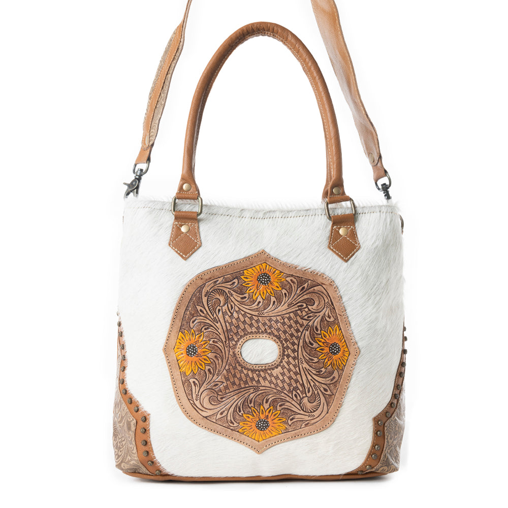 Burnished play Hand-Tooled Bag - MyraUSA