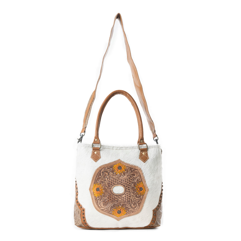 Burnished play Hand-Tooled Bag - MyraUSA