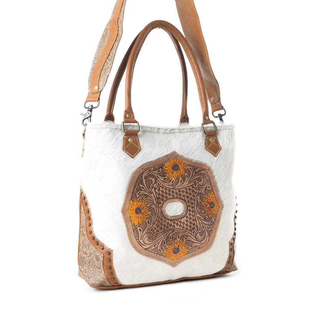 Burnished play Hand-Tooled Bag - MyraUSA