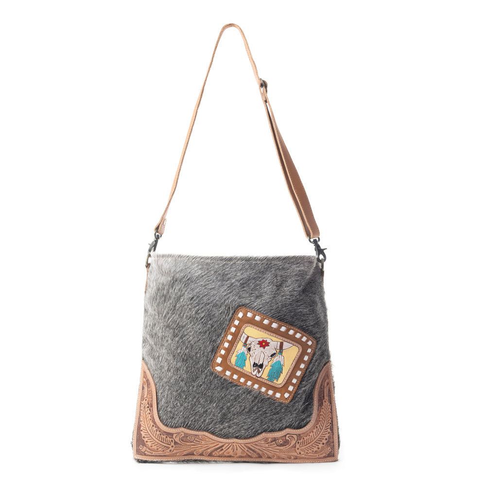 Khadi Hand-Tooled Bag - MyraUSA