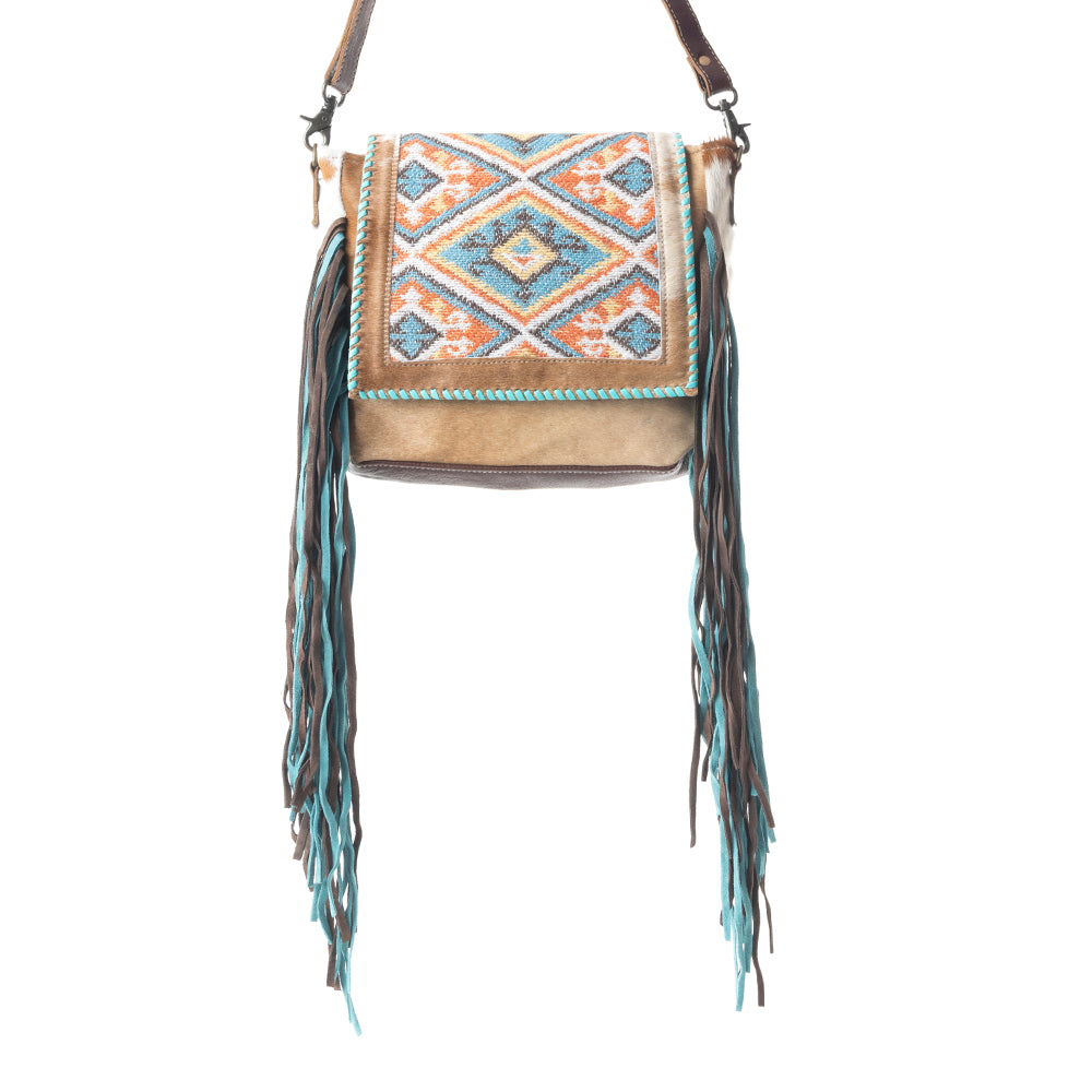 Rangoli Leather & Hairon Bag - MyraUSA