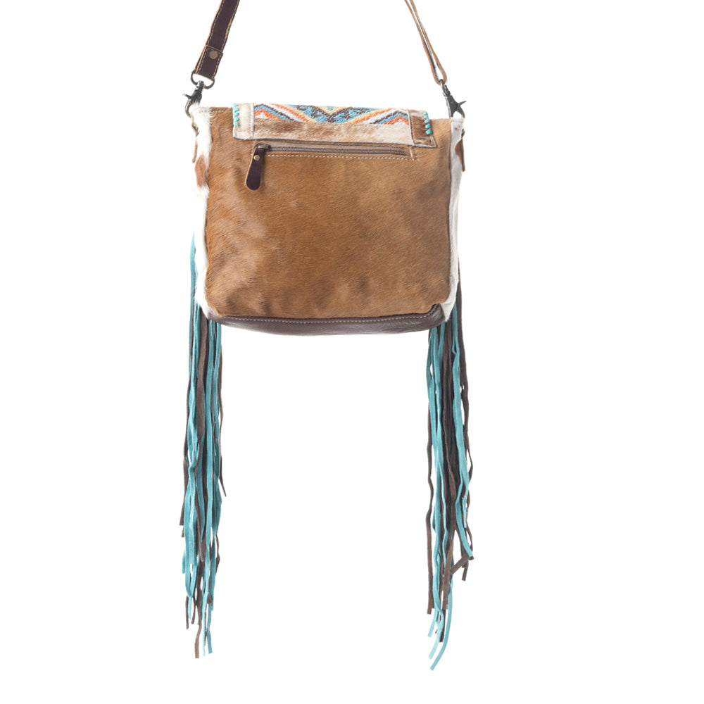 Rangoli Leather & Hairon Bag - MyraUSA