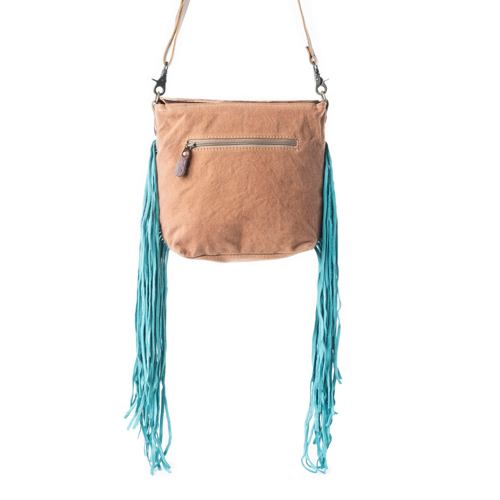 Floral Pink Hand-Tooled Bag - MyraUSA