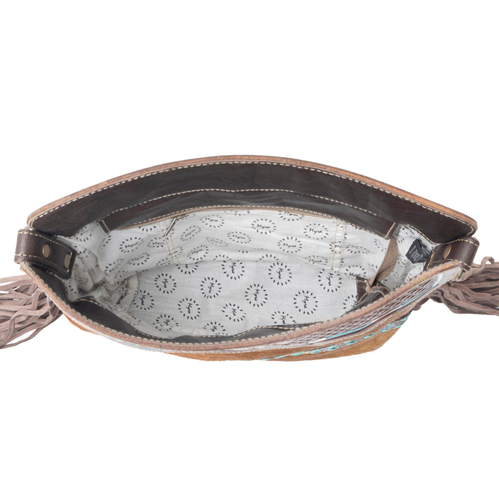 Russet statement Hand-Tooled Bag - MyraUSA