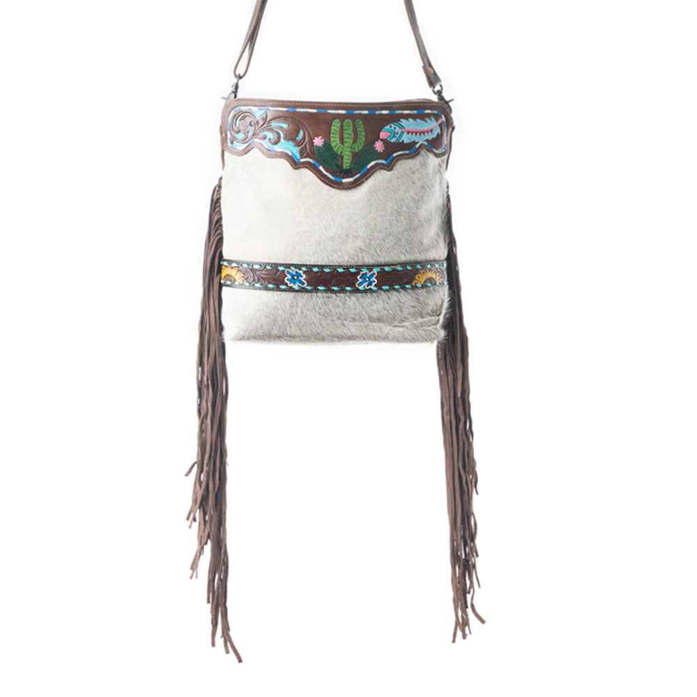 Crown Hand-Tooled Bag - MyraUSA
