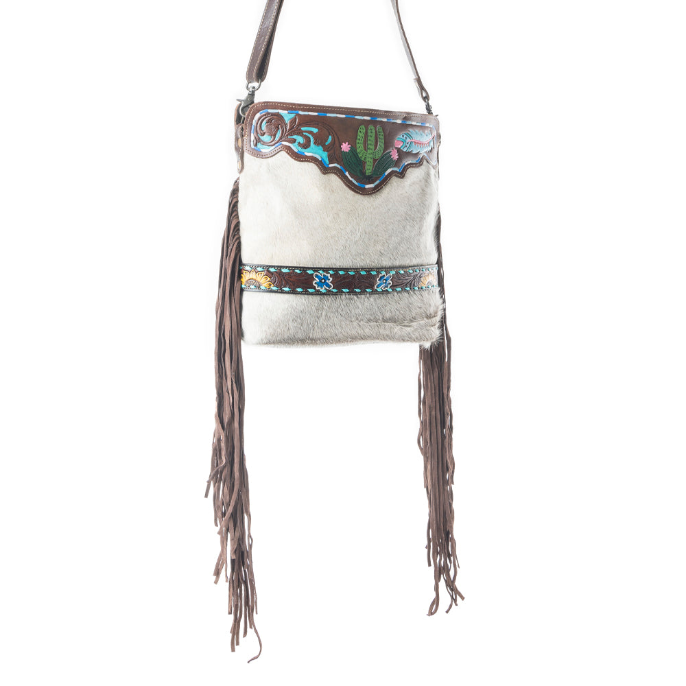 Crown Hand-Tooled Bag - MyraUSA