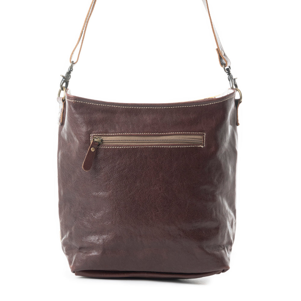 Gold Spell Leather & Hairon Bag - MyraUSA