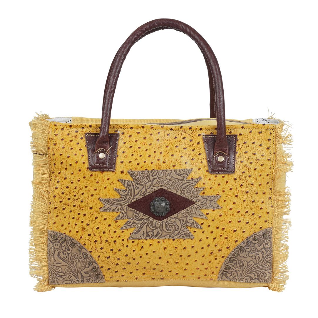 Supine Canvas & Hairon Bag - MyraUSA