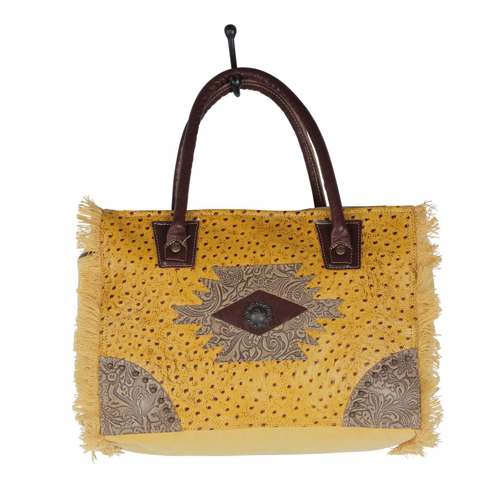 Supine Canvas & Hairon Bag - MyraUSA
