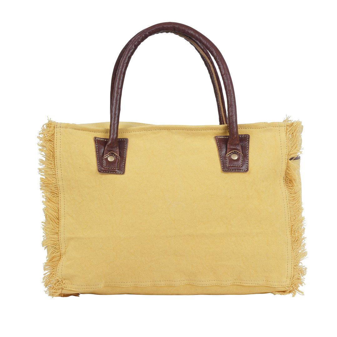 Supine Canvas & Hairon Bag - MyraUSA