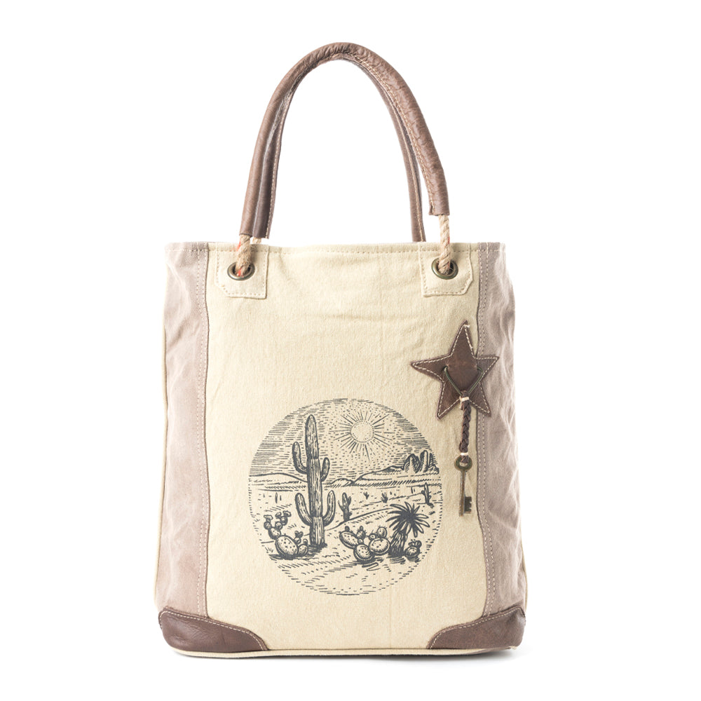 Sepia Aster Tote Bag - MyraUSA