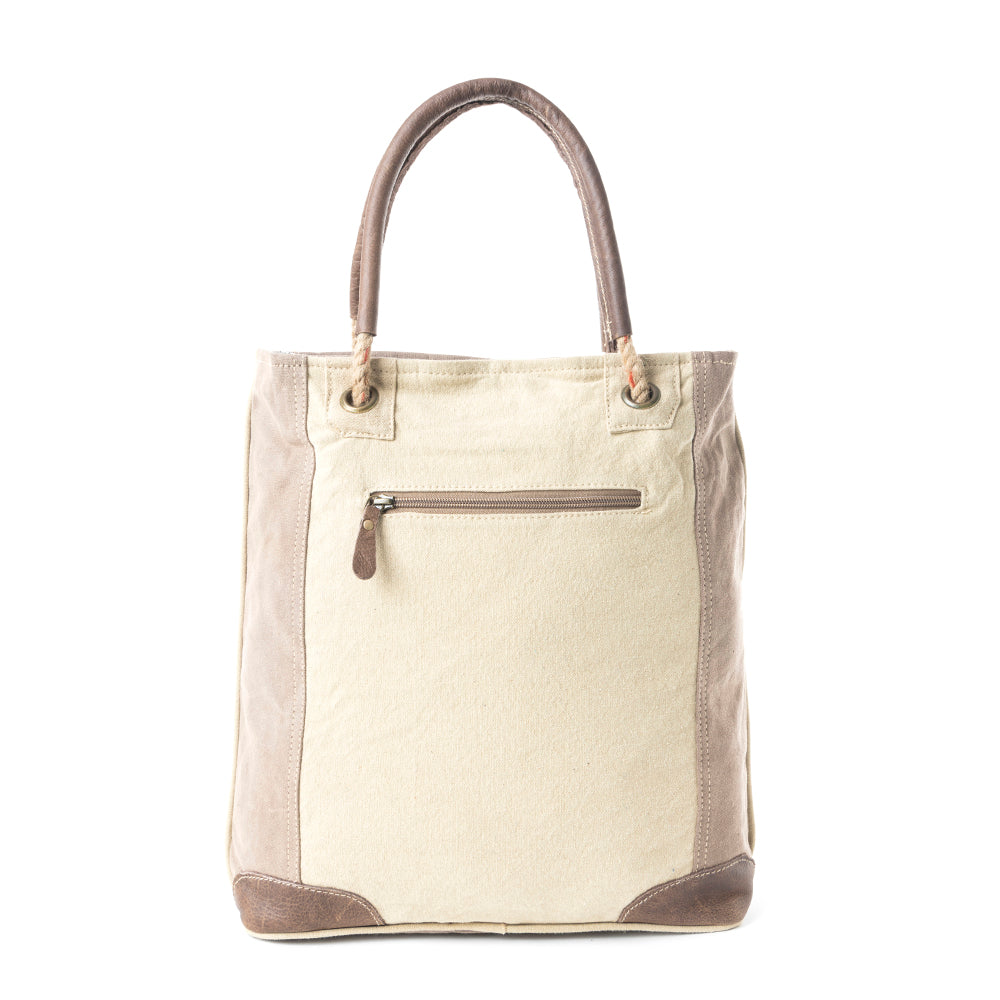 Sepia Aster Tote Bag - MyraUSA