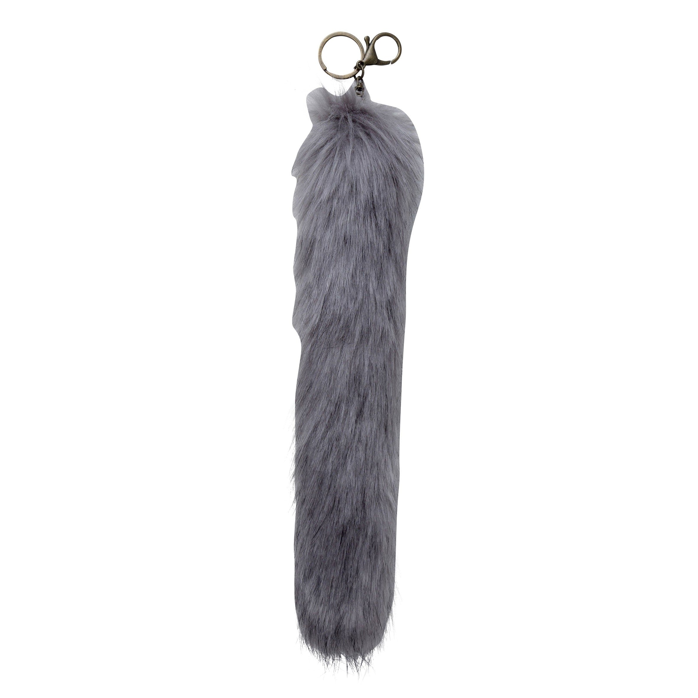 Hyena White Bag Charm - MyraUSA