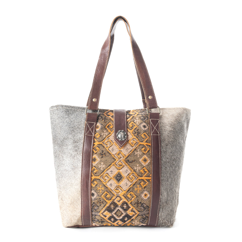 Regent Leather & Hairon Bag - MyraUSA