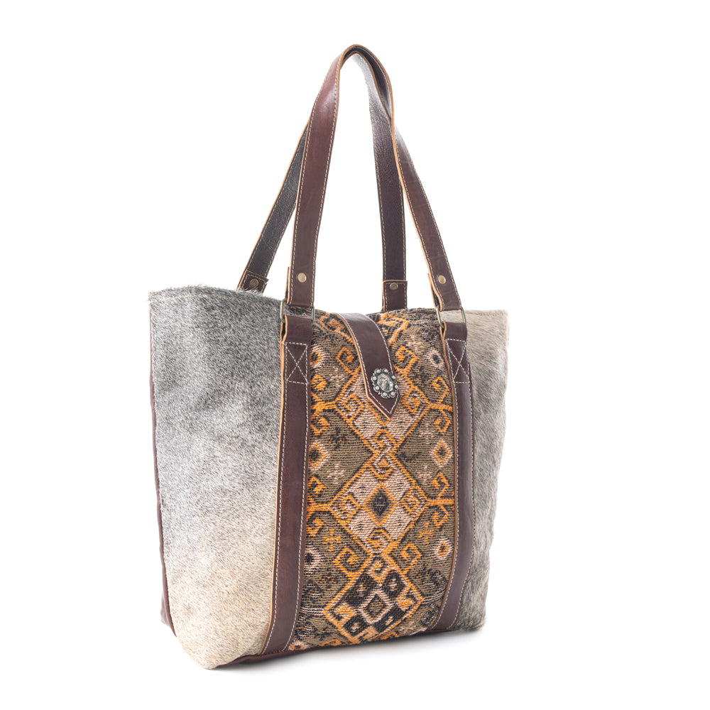 Regent Leather & Hairon Bag - MyraUSA