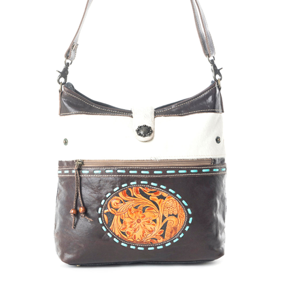 Rusted skies Hand-Tooled Bag - MyraUSA