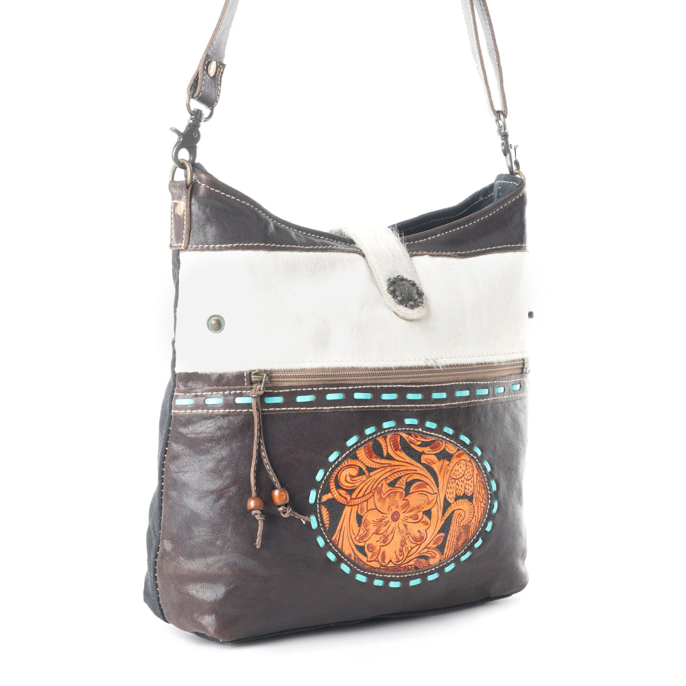 Rusted skies Hand-Tooled Bag - MyraUSA
