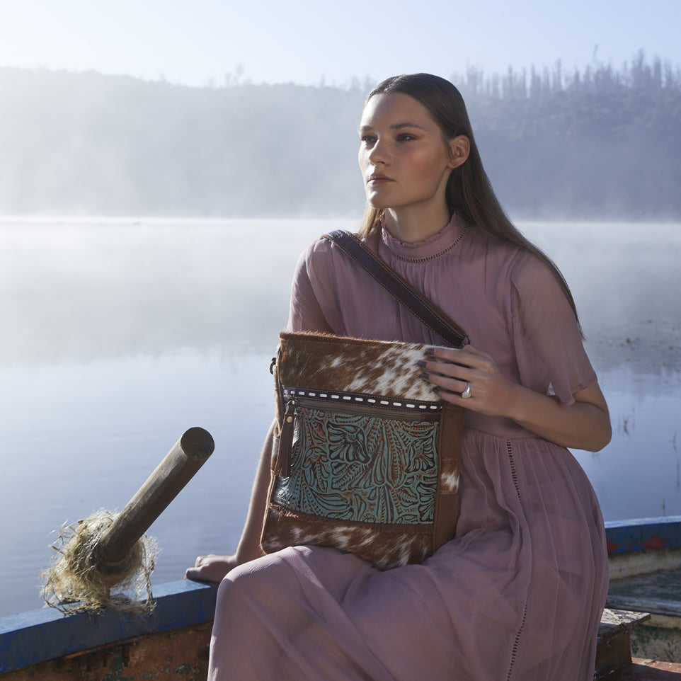 LANTHE CANVAS AND HAIRON BAG - MyraUSA
