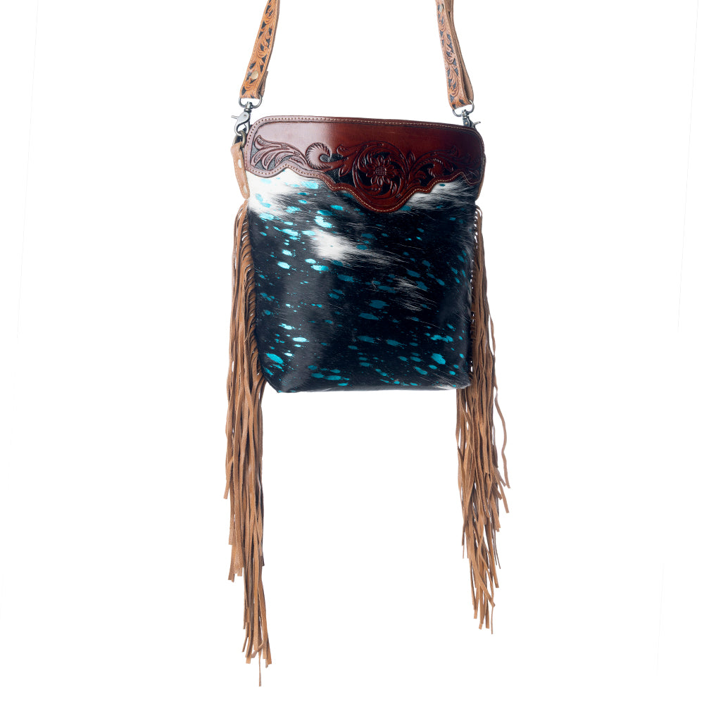 Blue moon Hand-Tooled Bag - Myra USA