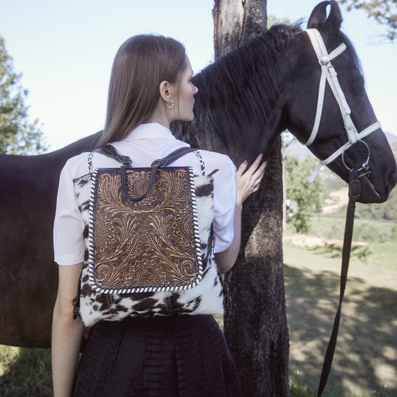 Renaissance Hand-Tooled Bag - MyraUSA