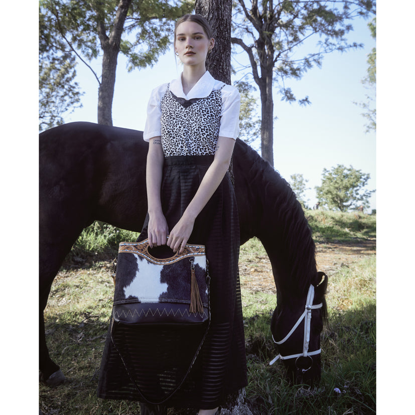 Head Honcho Hand-Tooled Bag - MyraUSA