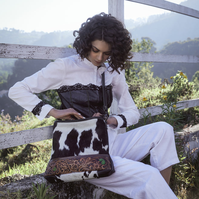 Silhouette Hand-Tooled Bag - MyraUSA