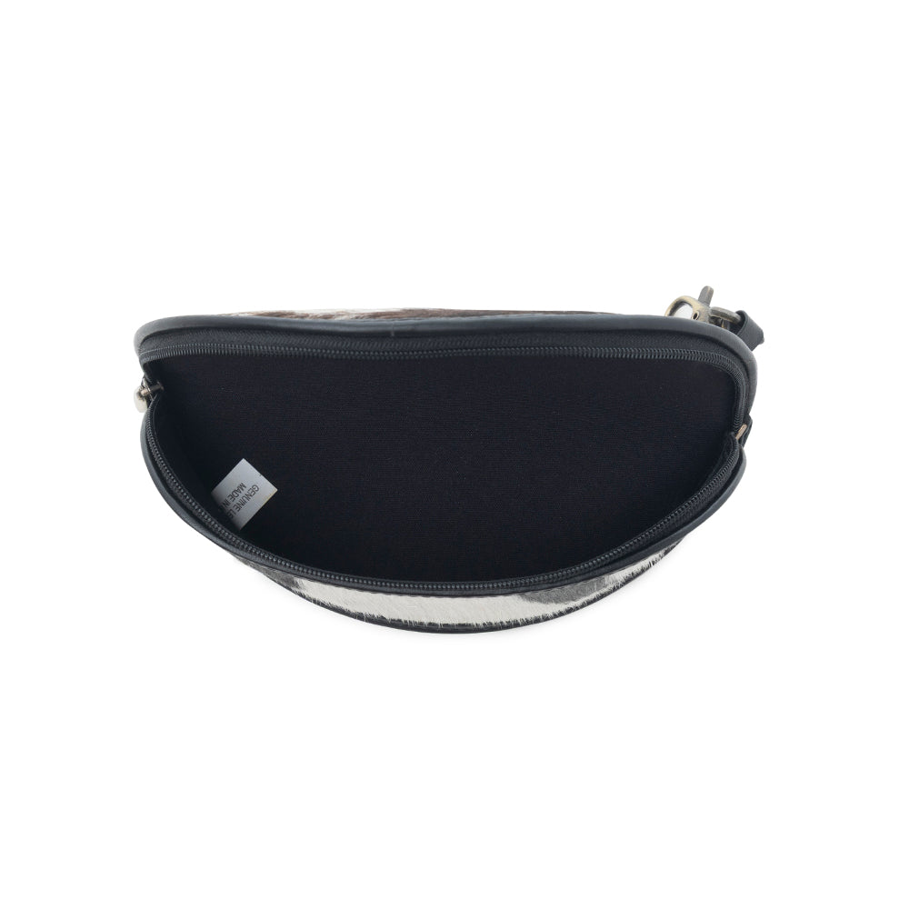 Myra All Slaty Sunglass Case with hairon leather and easy carry hook for everyday use - Myra USA