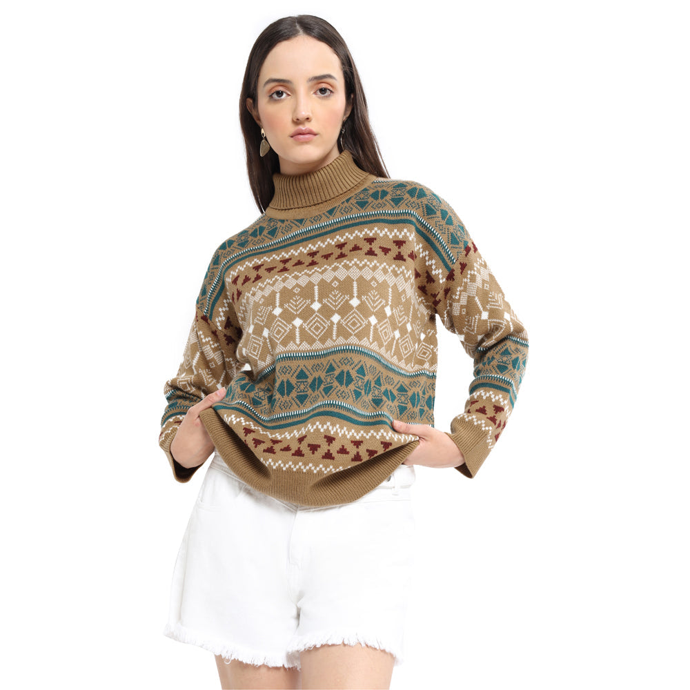 Desert blooms Sweater SMALL - MyraUSA