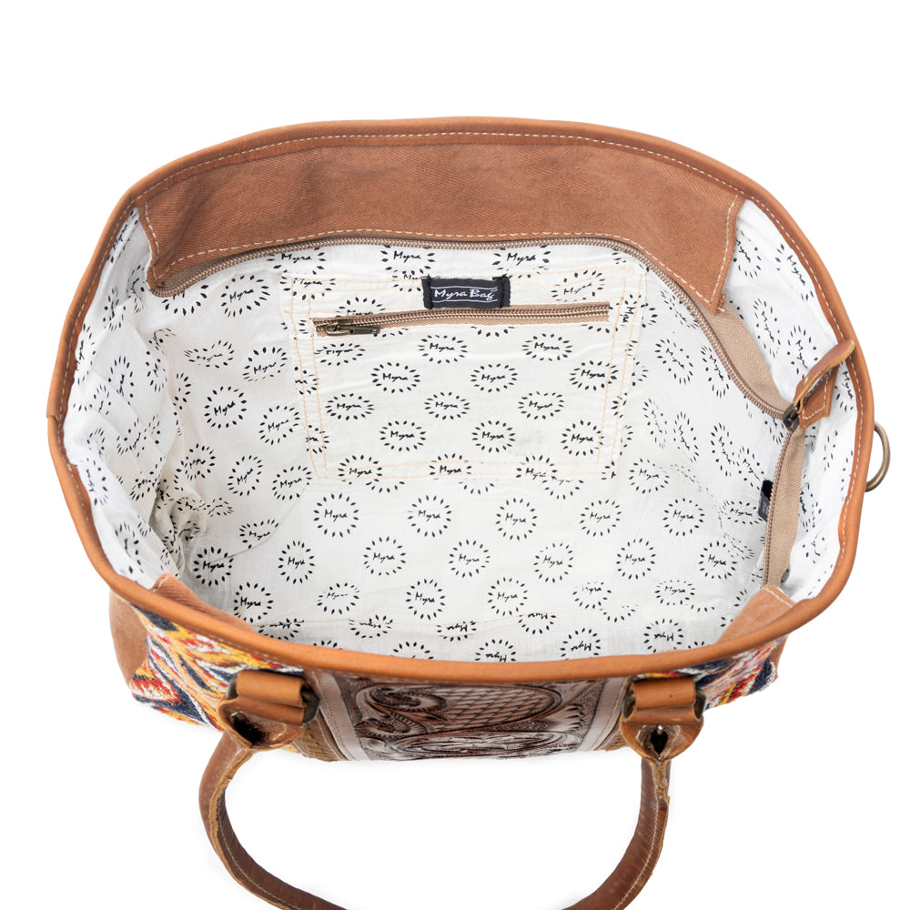 Scarlett Hand-Tooled Bag - Myra USA