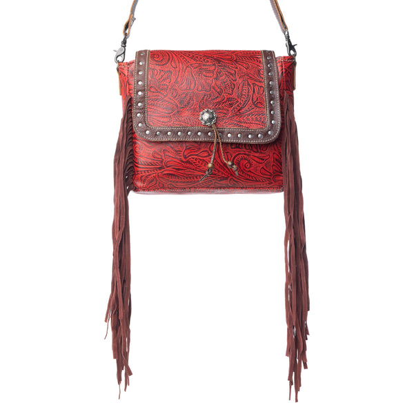 Cherry Pops Leather & Hairon Bag - Myra USA