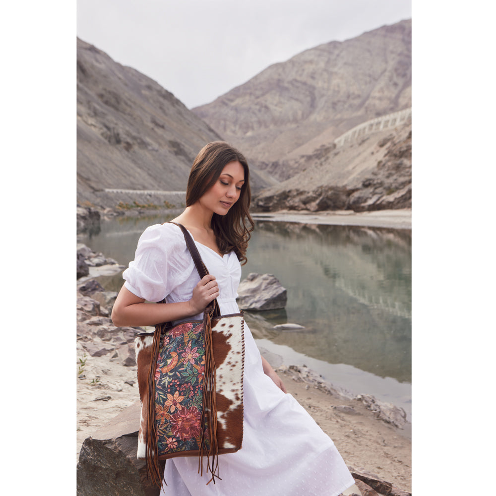 Duende Canvas & Hairon Bag - MyraUSA