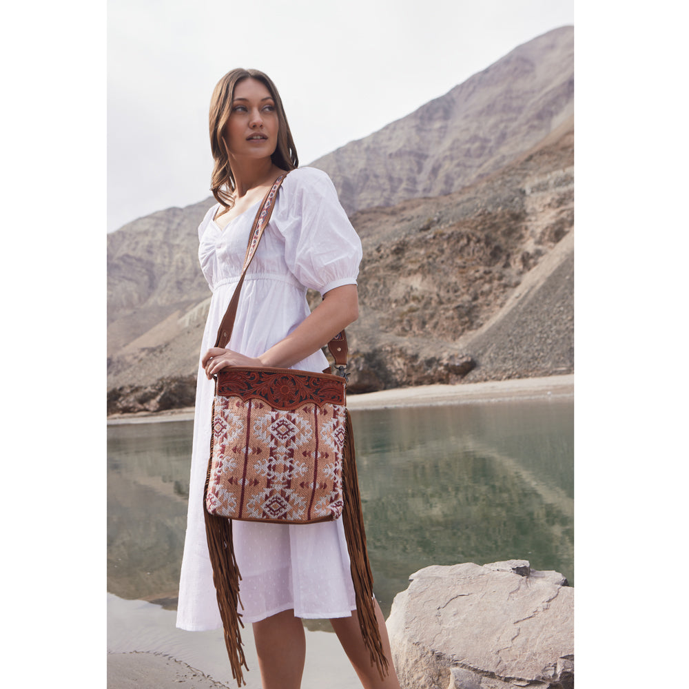 Trial Hand-Tooled Bag - Myra USA