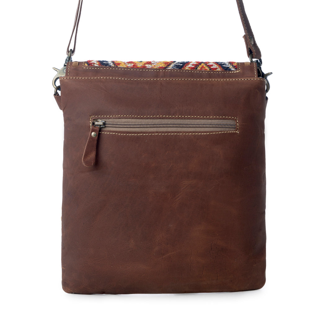 Hazelnut Touch Canvas & Hairon Bag - Myra USA