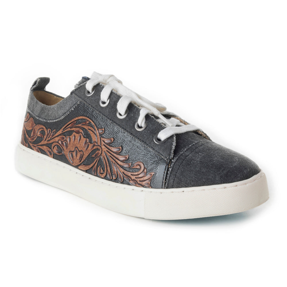 Women Limited Edition Handtooling Sneaker - MyraUSA