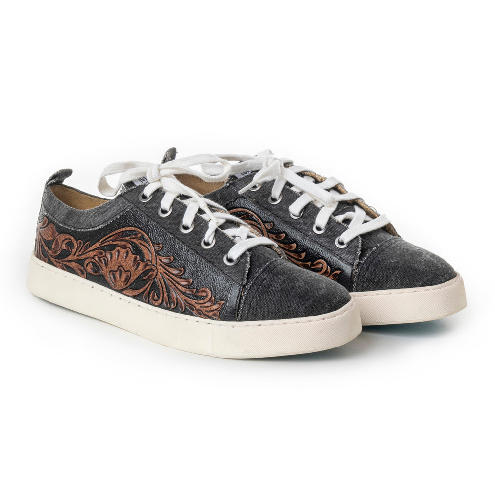 Women Limited Edition Handtooling Sneaker - MyraUSA