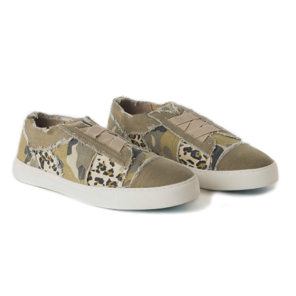 Women's comouflage and Leopard Sneaker - MyraUSA