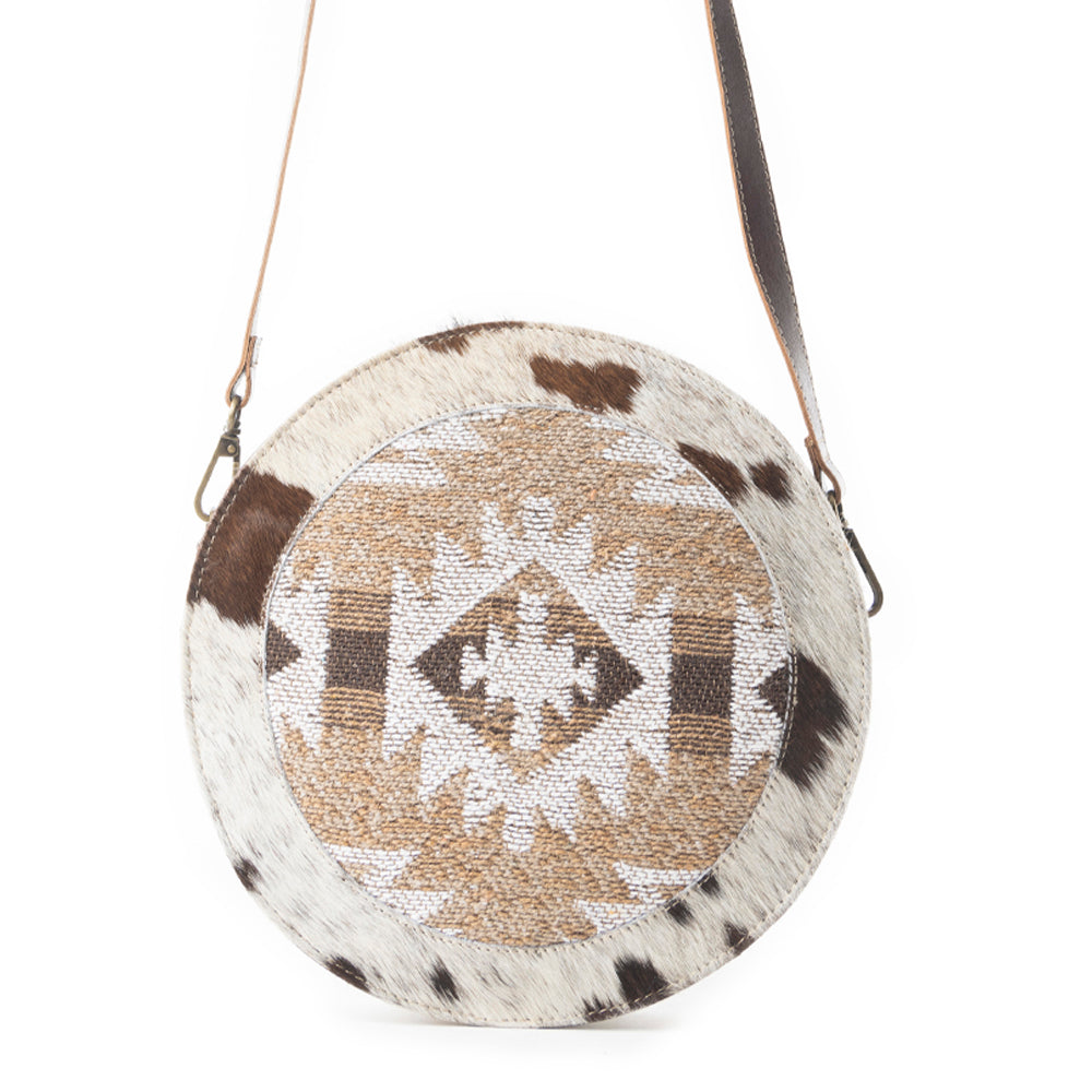 Boho Mustard Round Bag - MyraUSA
