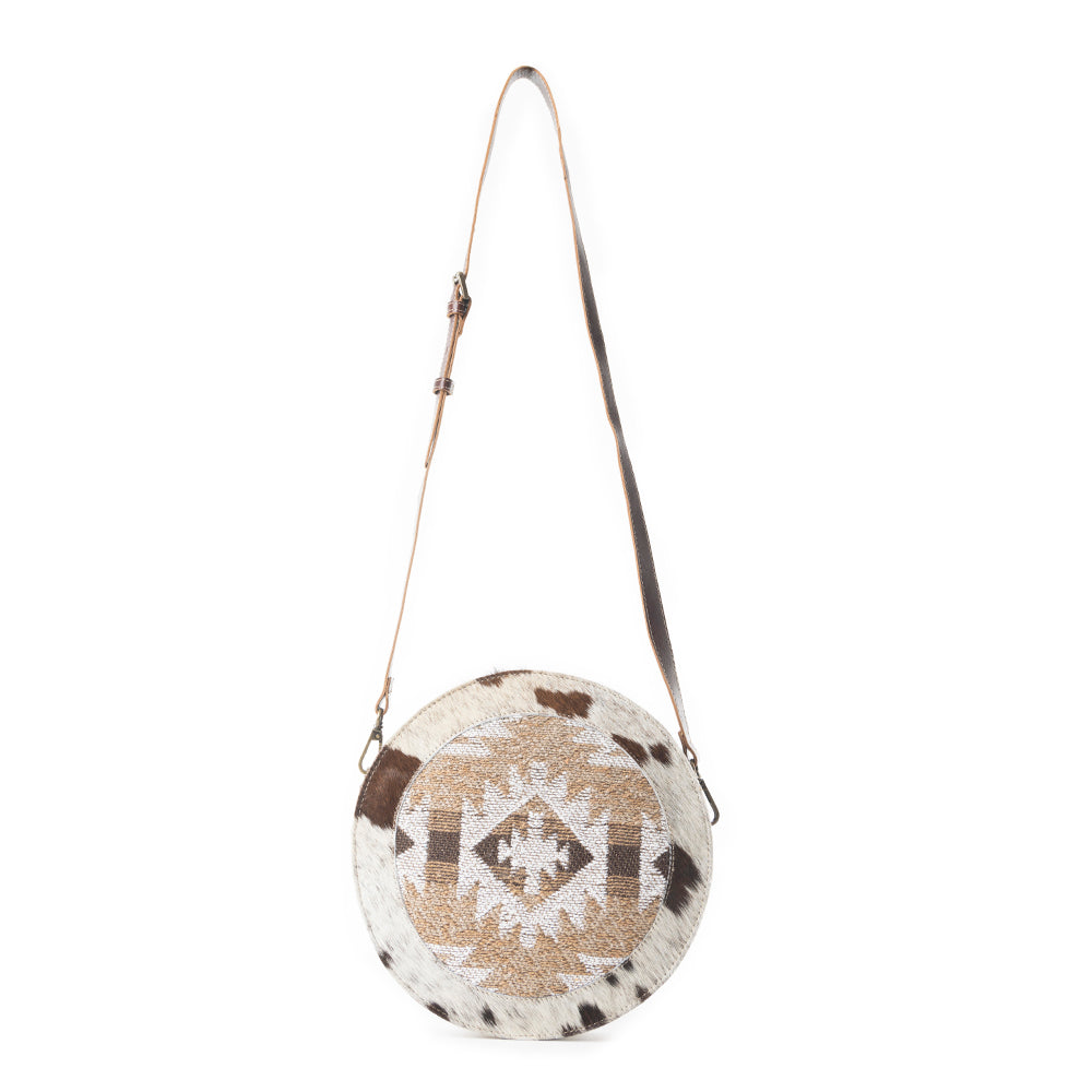Boho Mustard Round Bag - MyraUSA